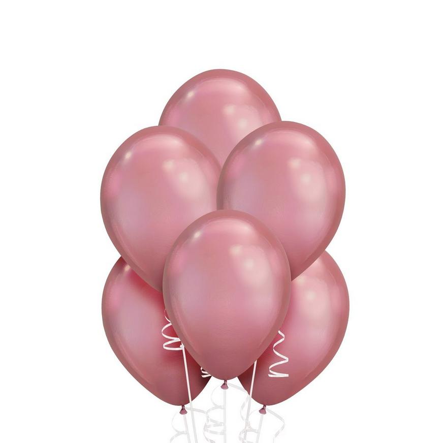 25ct, 11in, Mauve Chrome Balloons