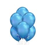 25ct, 11in, Royal Blue Chrome Balloons