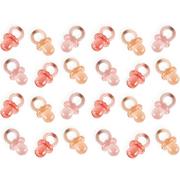 Mini Pacifier Baby Shower Favor Charms 24ct