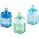 Mini Blue Bottles Baby Shower Favors 6ct