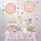 It's a Girl Baby Shower Treat Table Decorating Kit 23pc