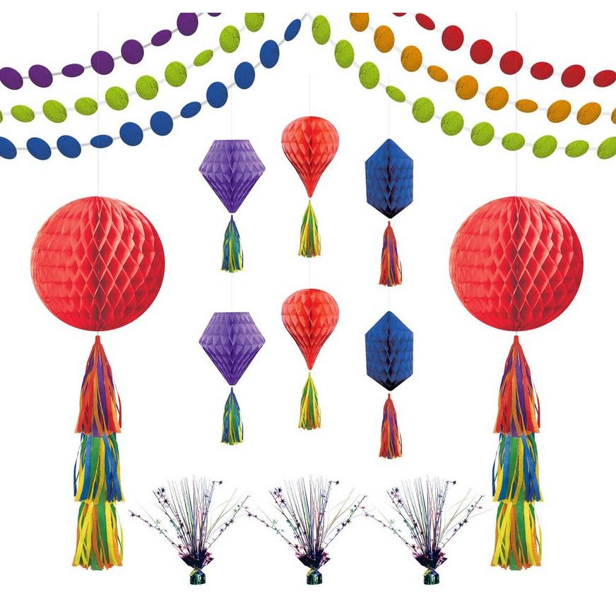 Rainbow Honeycomb Decorating Kit