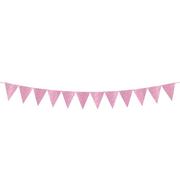 Create Your Own Glitter Pink Pennant Banner