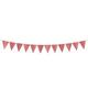 Create Your Own Glitter Rose Gold Pennant Banner