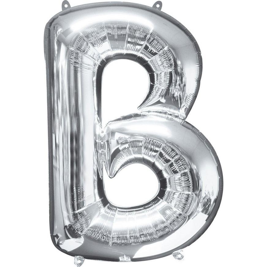 34in Silver Bride Letter Balloon Kit