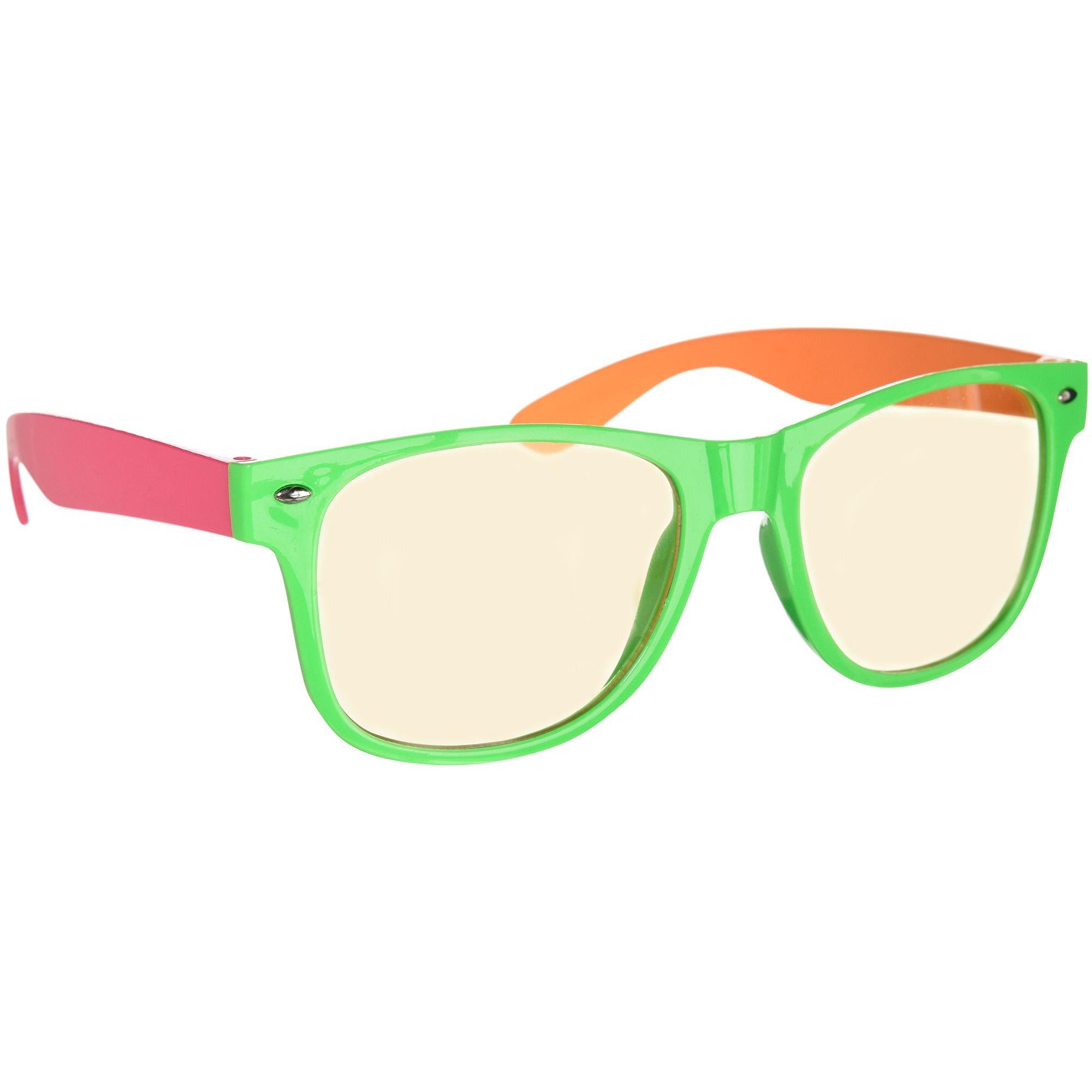 Classic Neon Frame Sunglasses 6in x 2in Party City