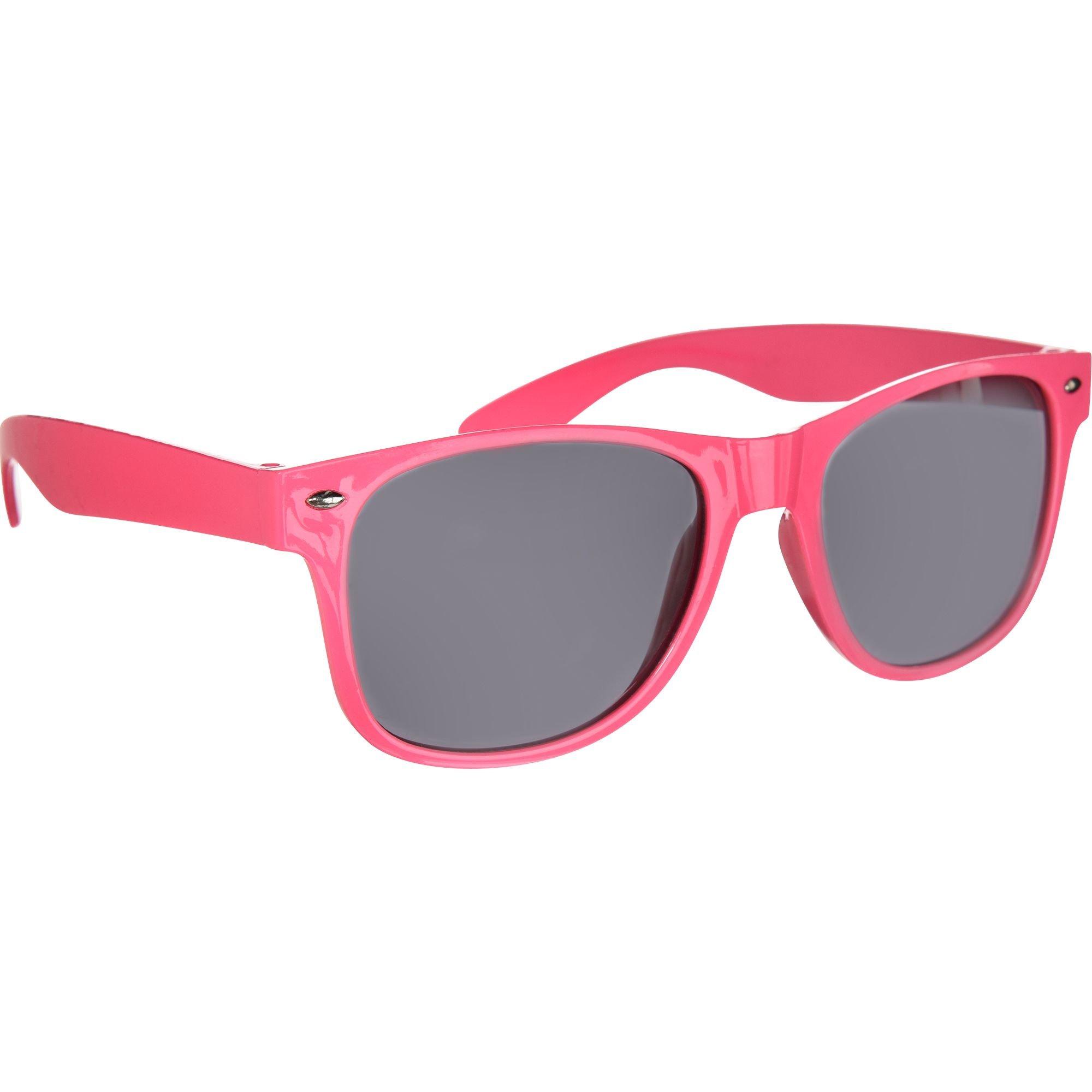 Classic Pink Frame Sunglasses 6in x 2in Party City