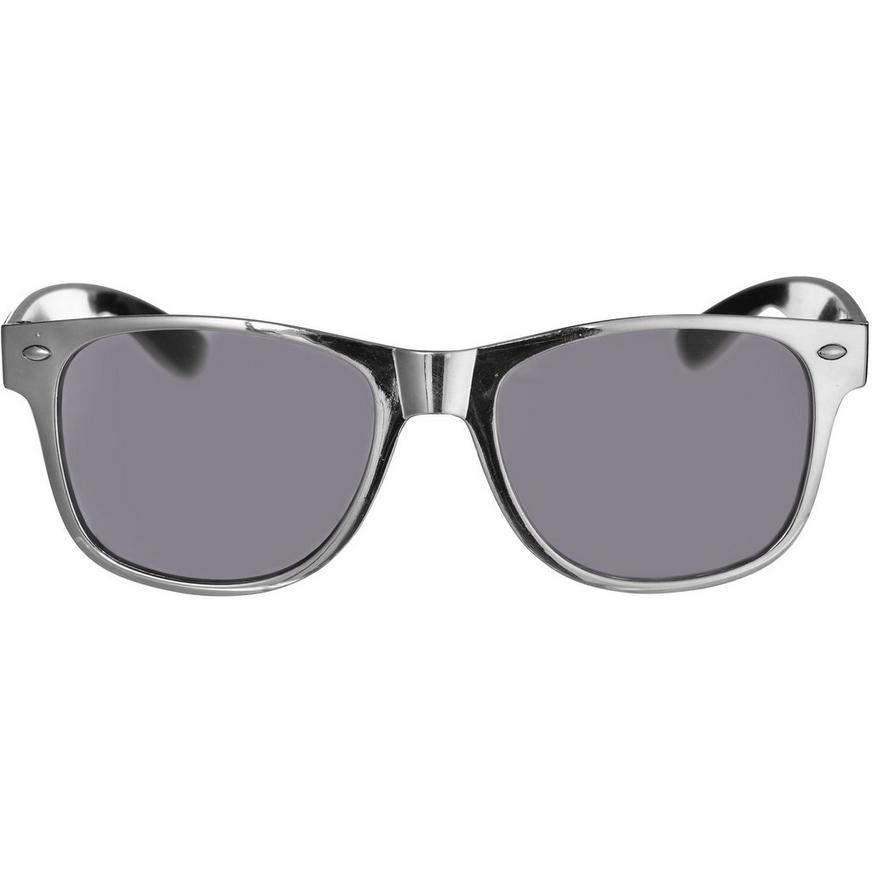 Classic Metallic Silver Frame Sunglasses