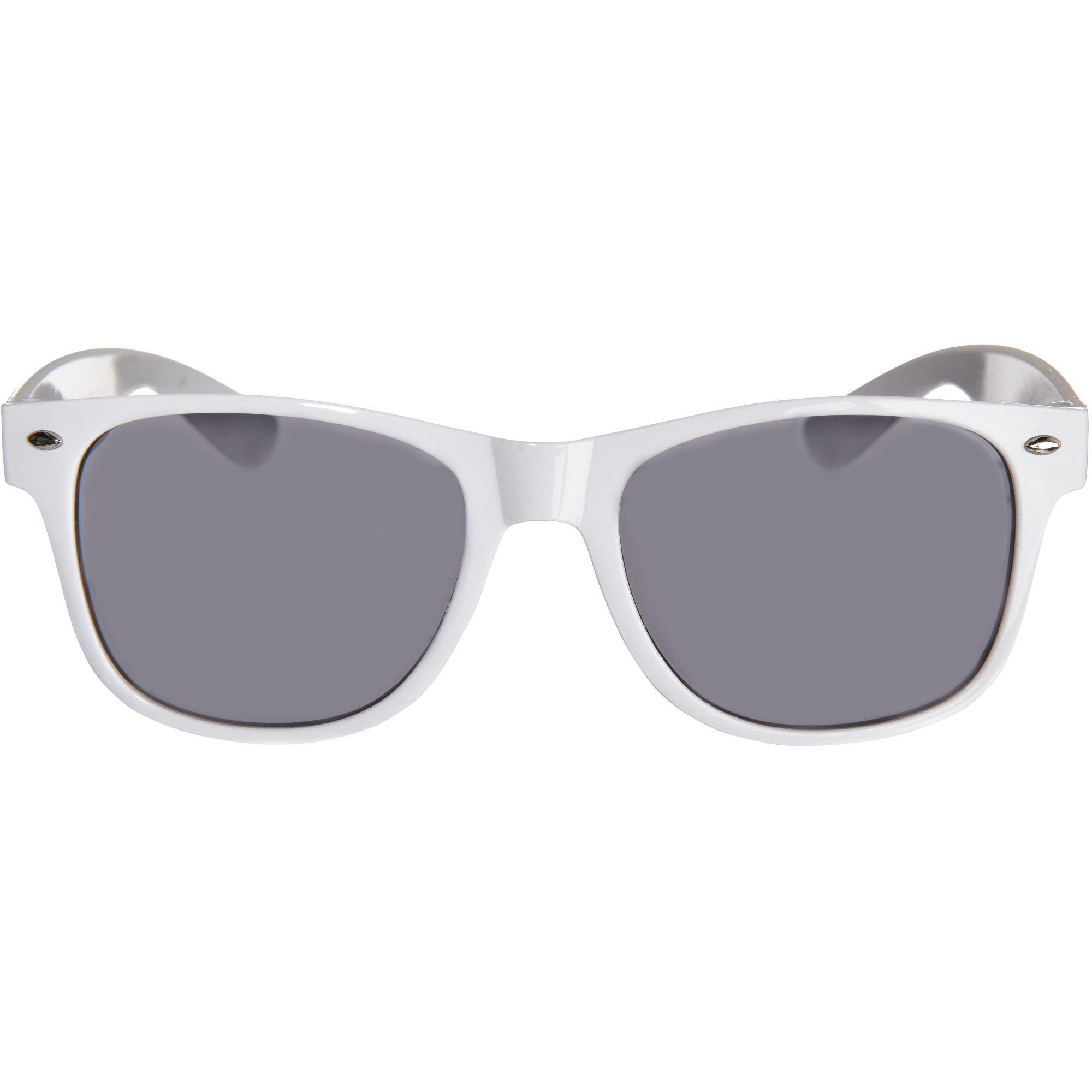 Classic White Frame Sunglasses 6in x 2in