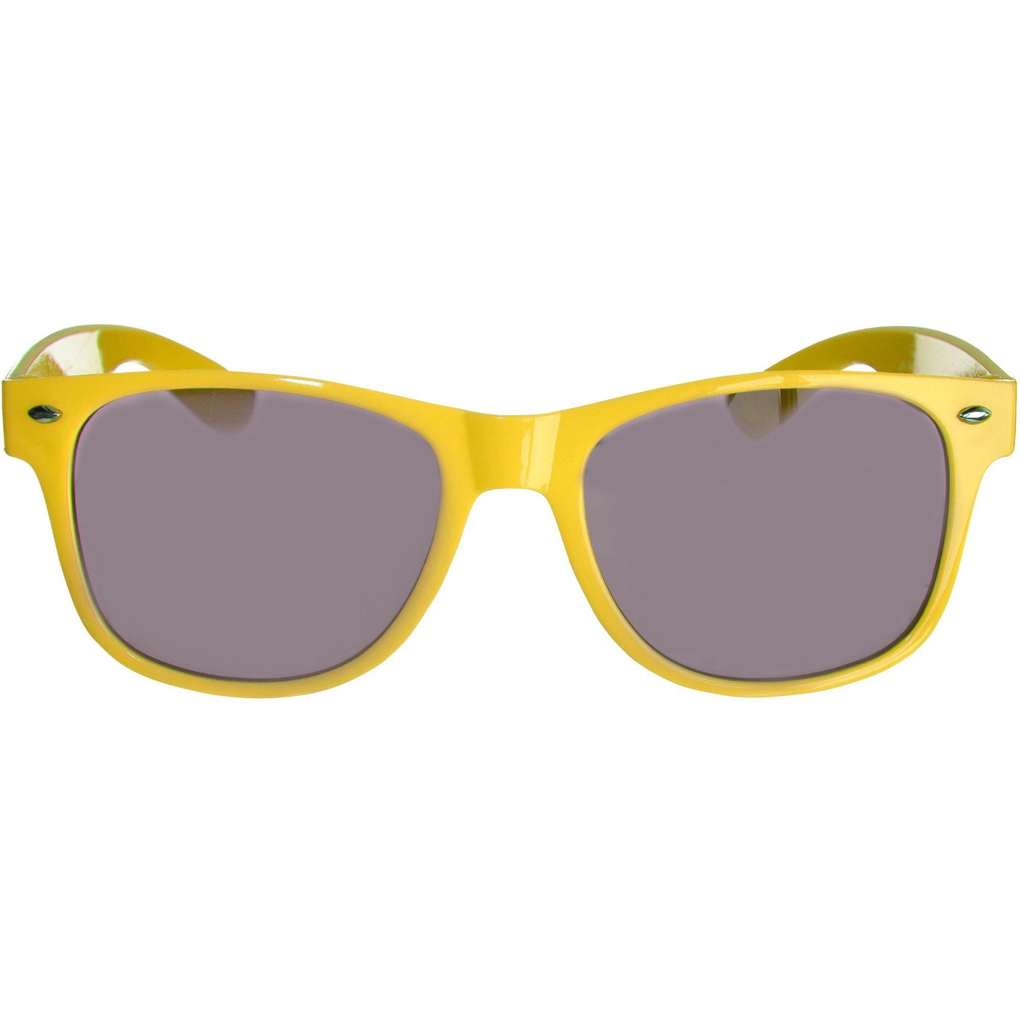 Classic Yellow Frame Sunglasses 6in x 2in | Party City