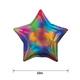 Iridescent Rainbow Star Balloon