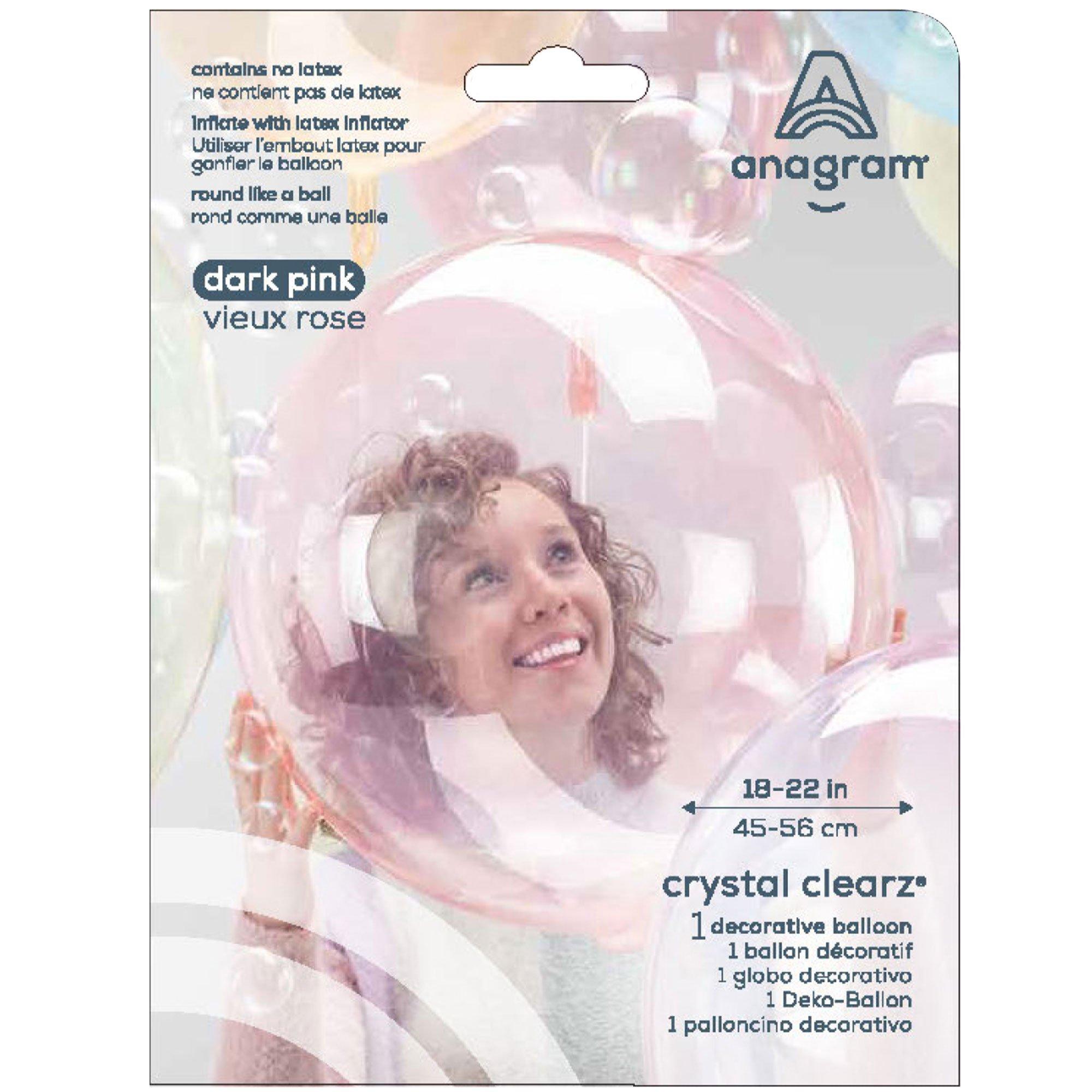 Crystal Clear Latex Stuffing Balloons 18inch 