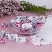 Pink Elephant Baby Shower Hershey's Miniatures, Kisses and JC Peanut Butter Cups 180pc