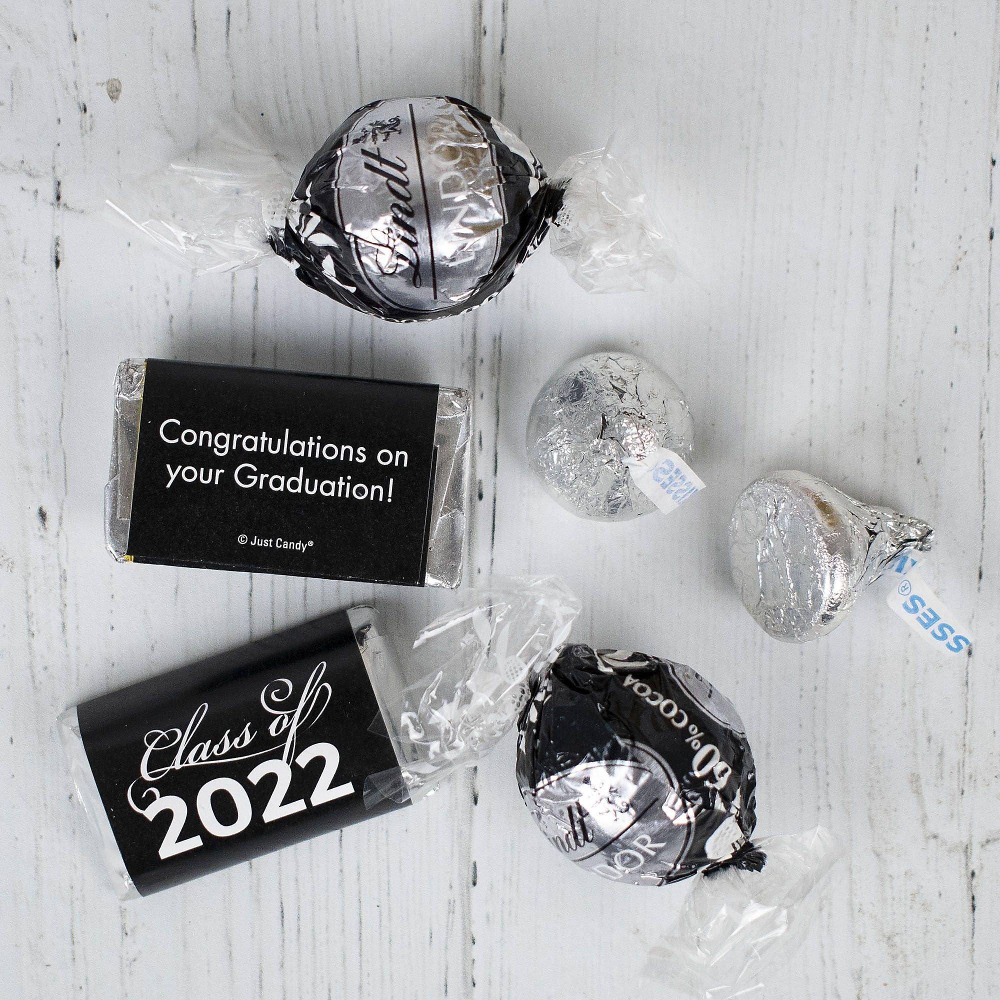 Black Class Of 2022 Graduation Chocolate Mix 3lbs Hersheys Miniature Milk Chocolate Bars 6096