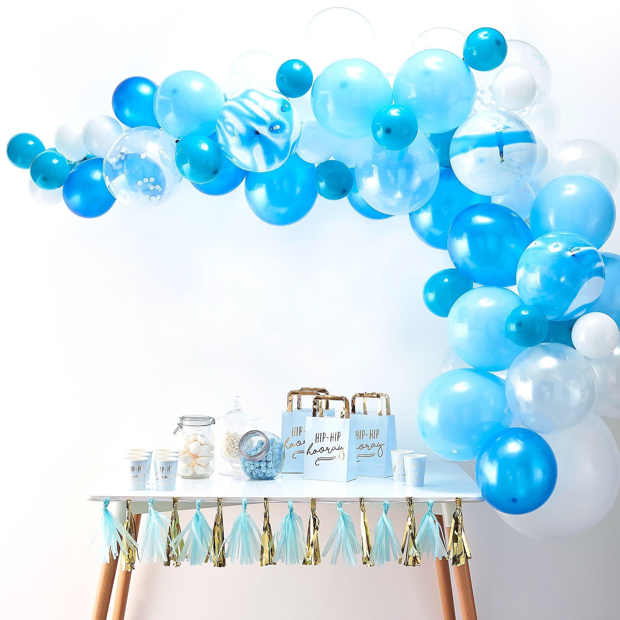 150pc Giant Clear Bubble Balloon Garland Kit-balloons Ranging From  20inch-8inch 