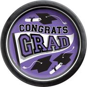 Purple Congrats Grad Graduation Party Kit for 100 Guests