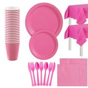 Bight Pink Tableware Kit for 20 Guests