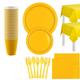 Sunshine Yellow Tableware Kit for 20 Guests