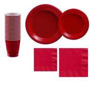 Plastic Tableware Kit for 20 Guests