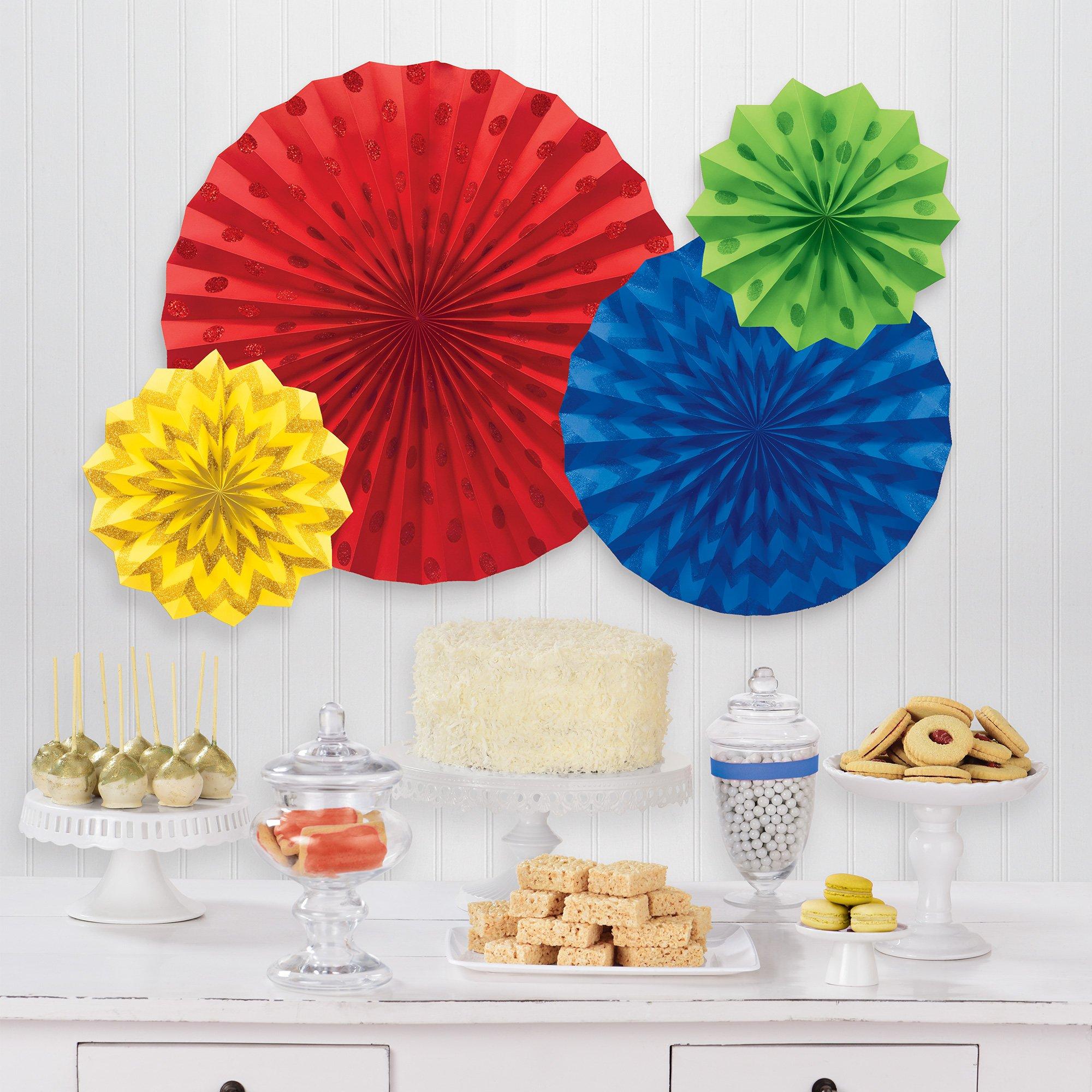 Party deals fan decorations