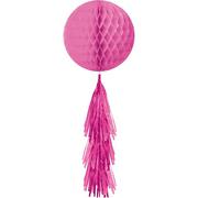 Honeycomb Ball Decoration with Tail, 11 1/2in x 27 1/2in