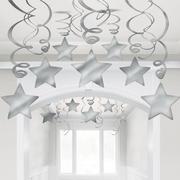 Star Swirl Decorations, 30ct