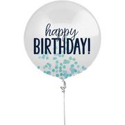 Happy Birthday Confetti Balloon, 24in