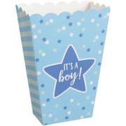Blue Stars & Stripes It's a Boy Gender Reveal Popcorn Boxes, 20ct