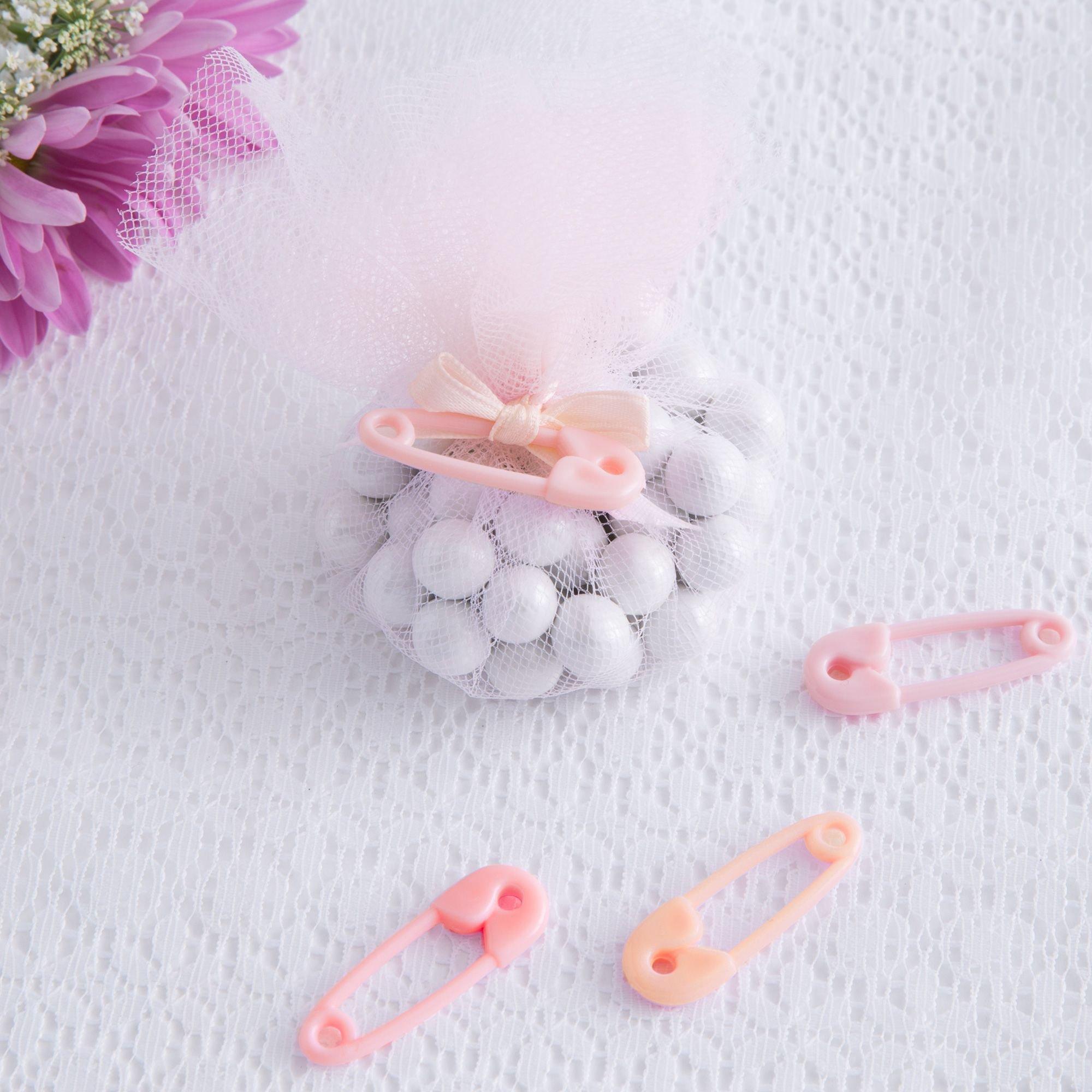 20Pcs/Lot DIY Candy Color Safety Pins Findings Safe Secure Clips for Baby  Care Shower Cloth