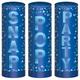 Blue Confetti Party Poppers, 4in, 3ct