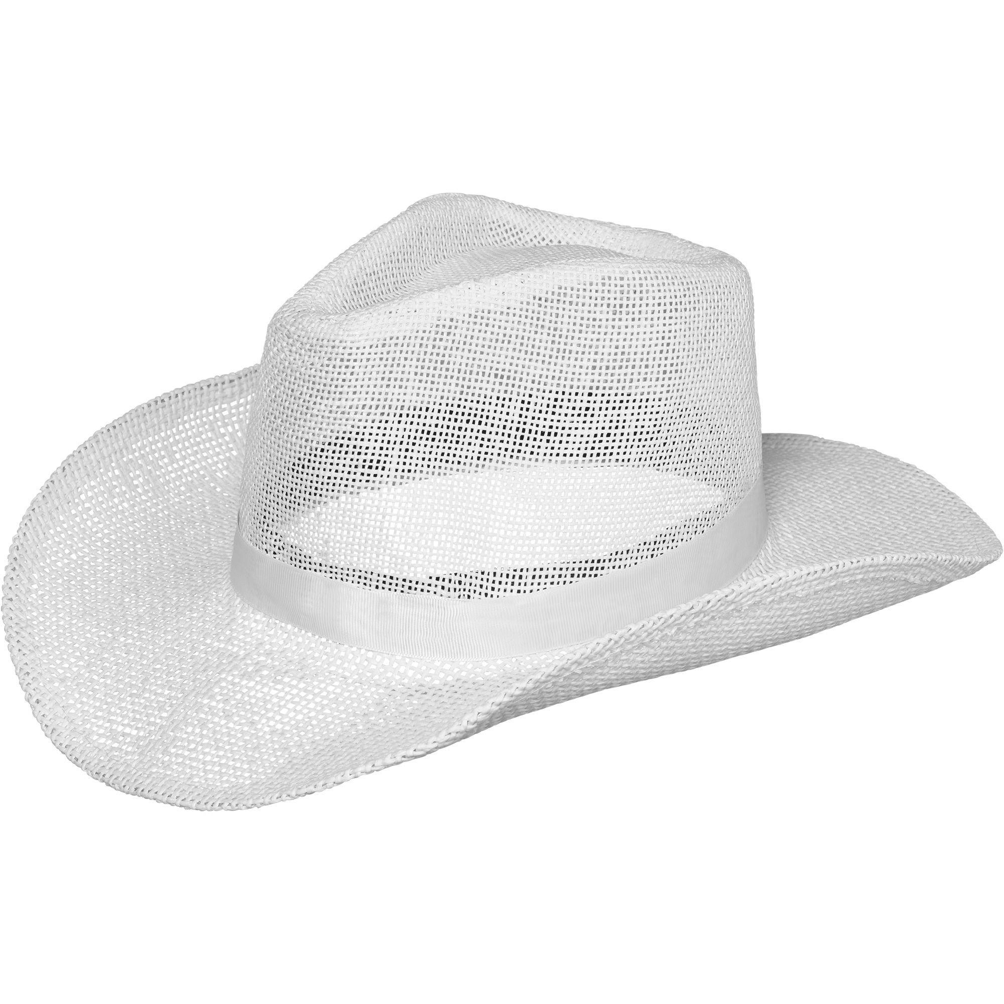 Hamsa - Patch Cowboy Hat White