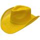 Yellow Burlap Cowboy Hat