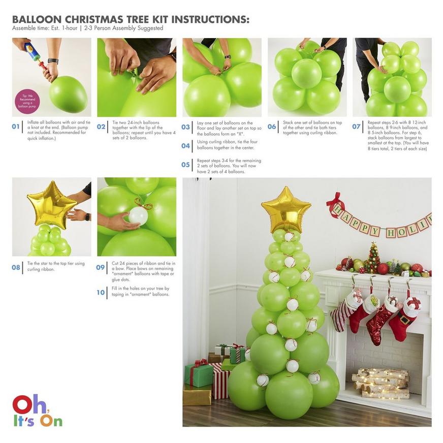 Red Balloon Christmas Tree Kit