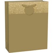 Large Glitter & Matte Gift Bag 10 1/2in x 13in