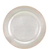 Rose Gold Glitter & White Premium Plastic Dessert Plates, 7.5in, 10ct