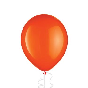 1ct, 12in, Orange Balloon