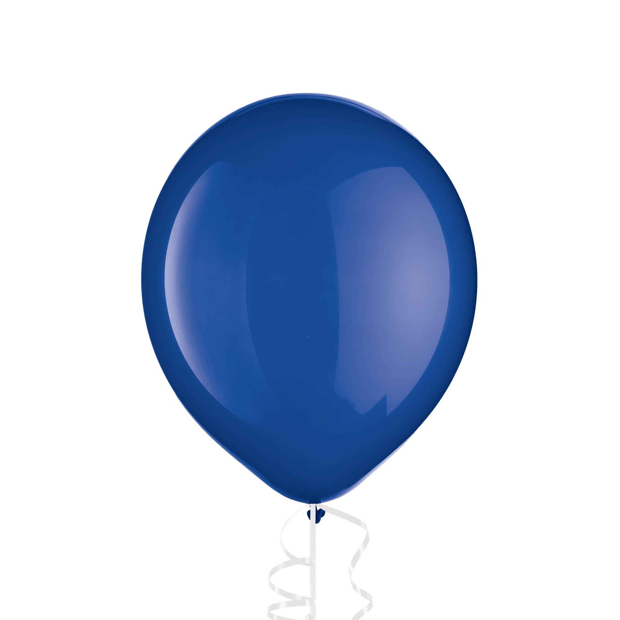PartyWoo Blue and White Balloons 100 Pcs 12 inch Royal Blue Balloons Light Blue Balloons White Balloons Blue Balloons Latex Balloons for Boys