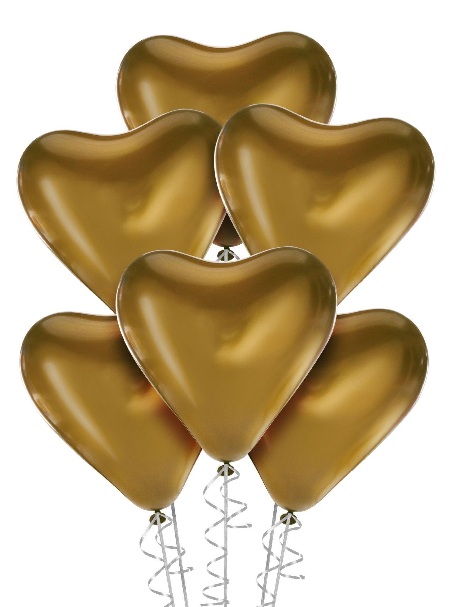 Louis Vuitton Inspired Brown 12 inch Latex Balloons with Gold Logo