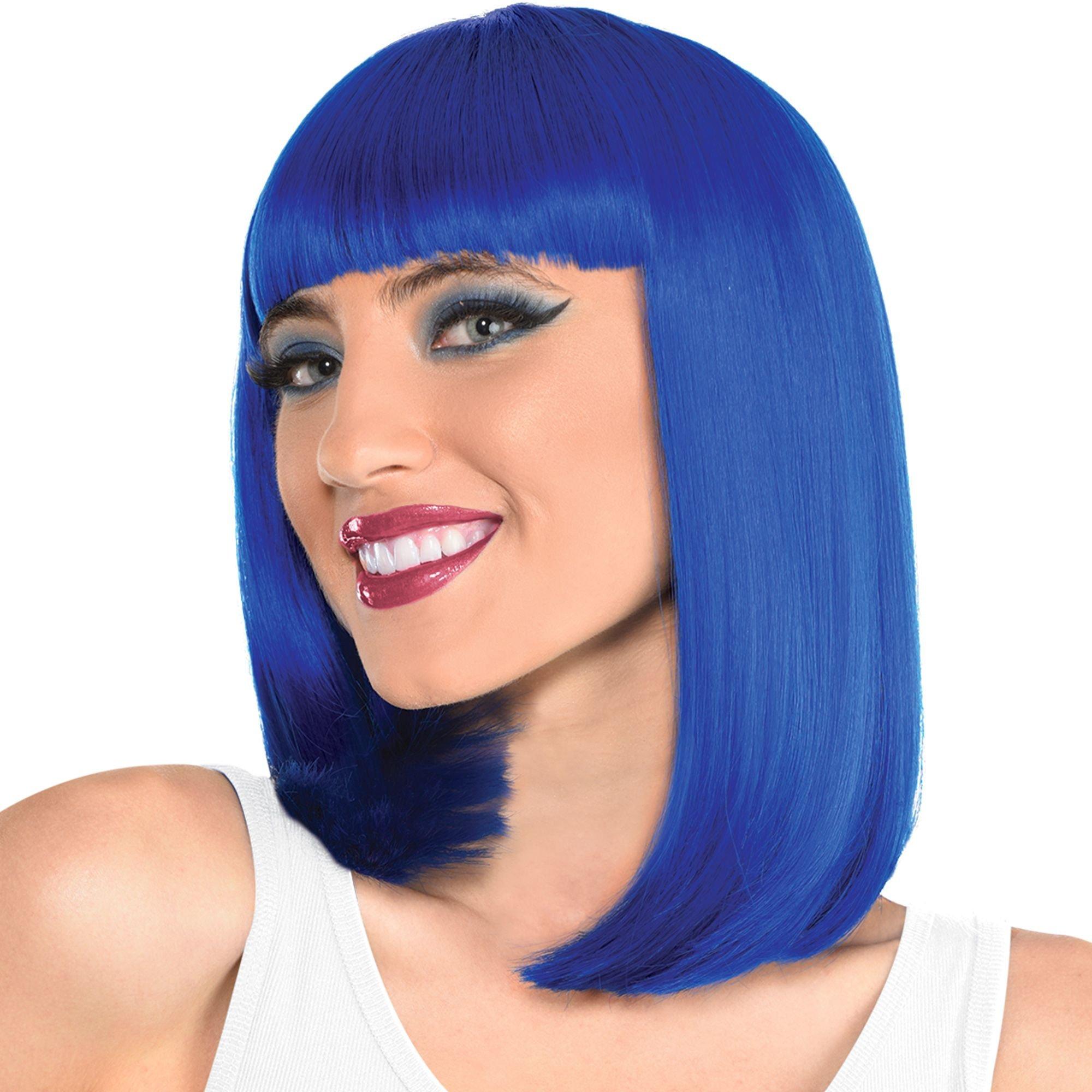 Blue 2025 wig halloween