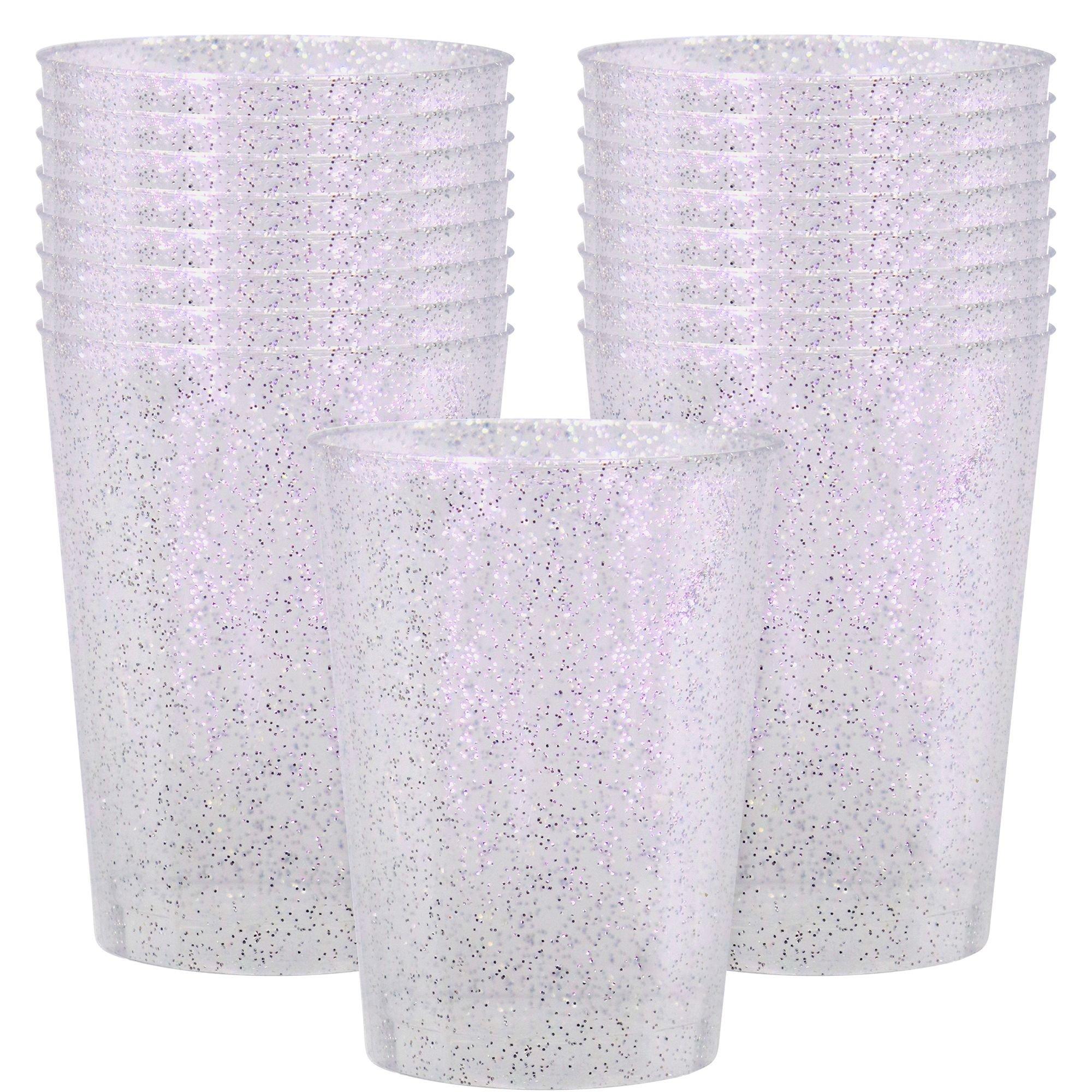 10oz Disposable Graduated Clear Plastic Cups for Mixing Paint