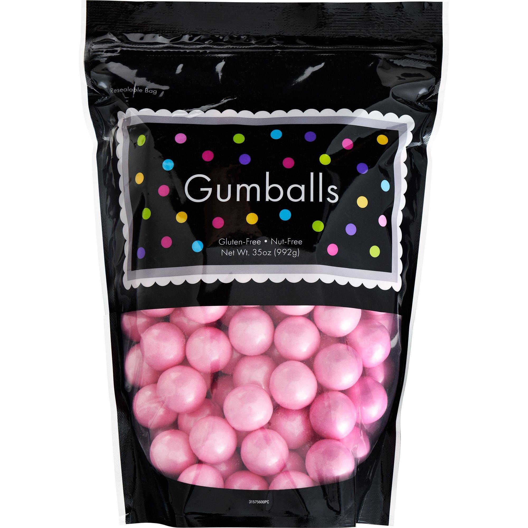 Sweet Tooth Fairy® Pink & White Shimmer Gumballs, 7oz.