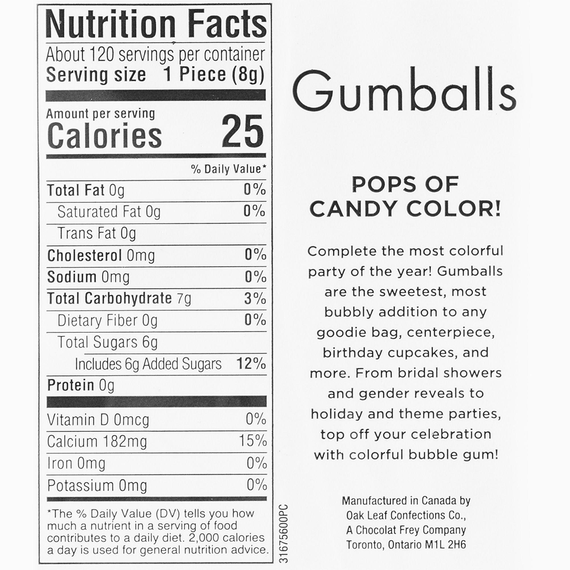 Rainbow Gumballs, 35oz - Assorted Flavors