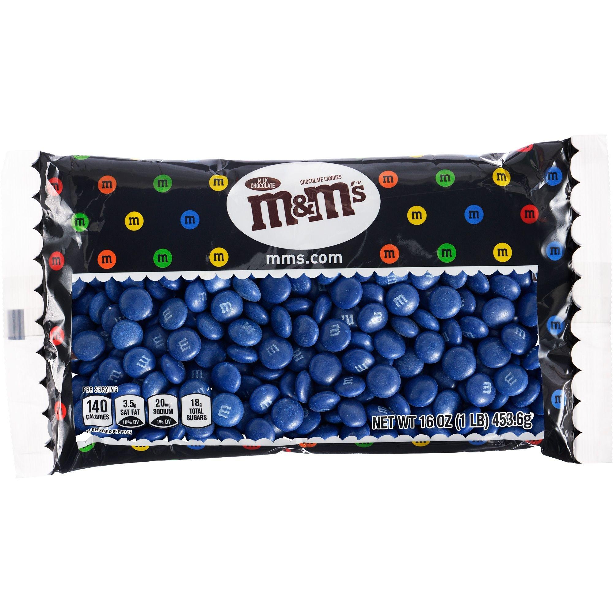 M&M'S Blue Milk Chocolate Candy, 5lbs of M&M'S in Resealable Pack for Candy  Bars, 4th of July, Memorial Day, Graduations, Birthday Parties, Dessert