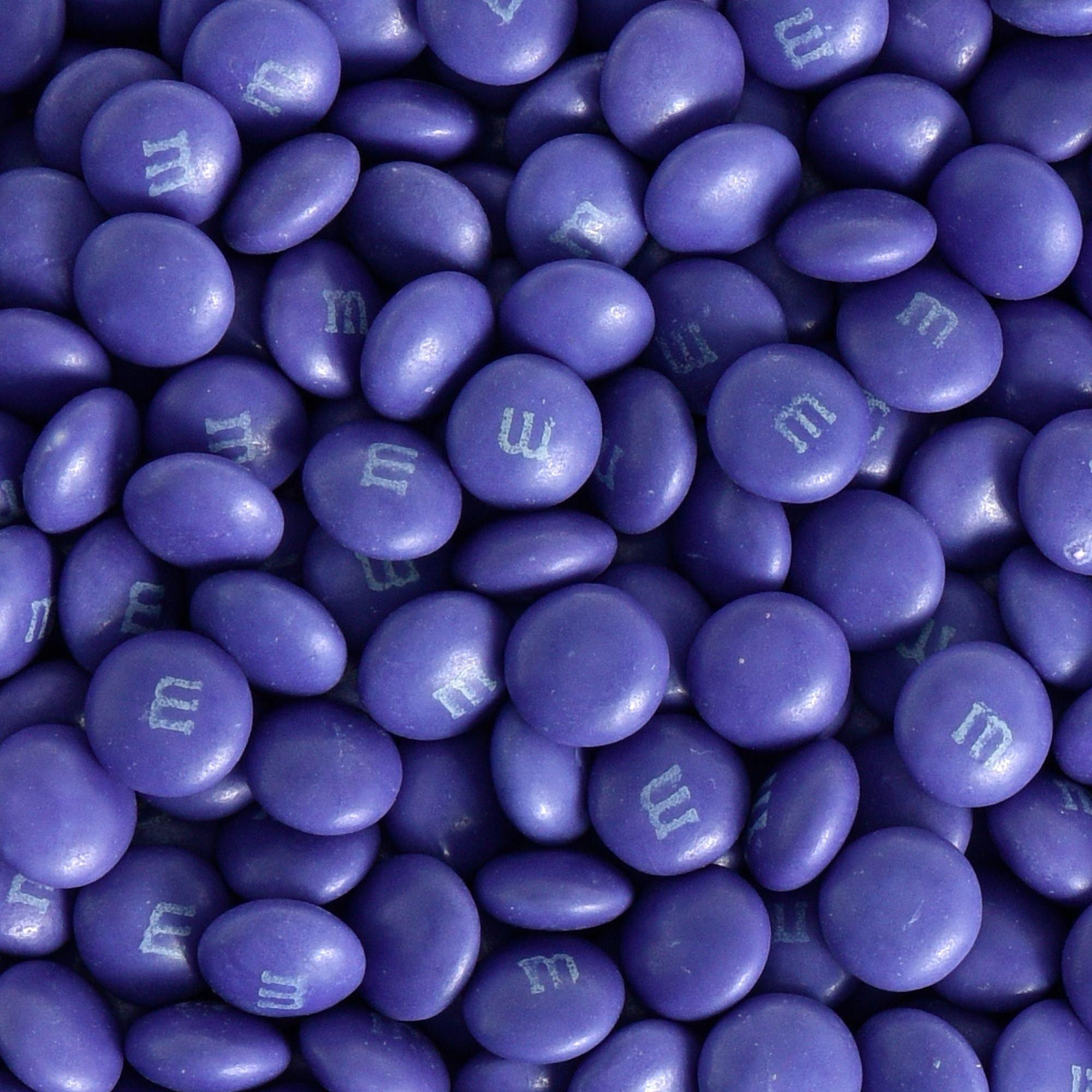 500pcs Purple M&Ms Candy - Milk Chocolate - Purple Candy for Candy Buffet  (1lb bag)