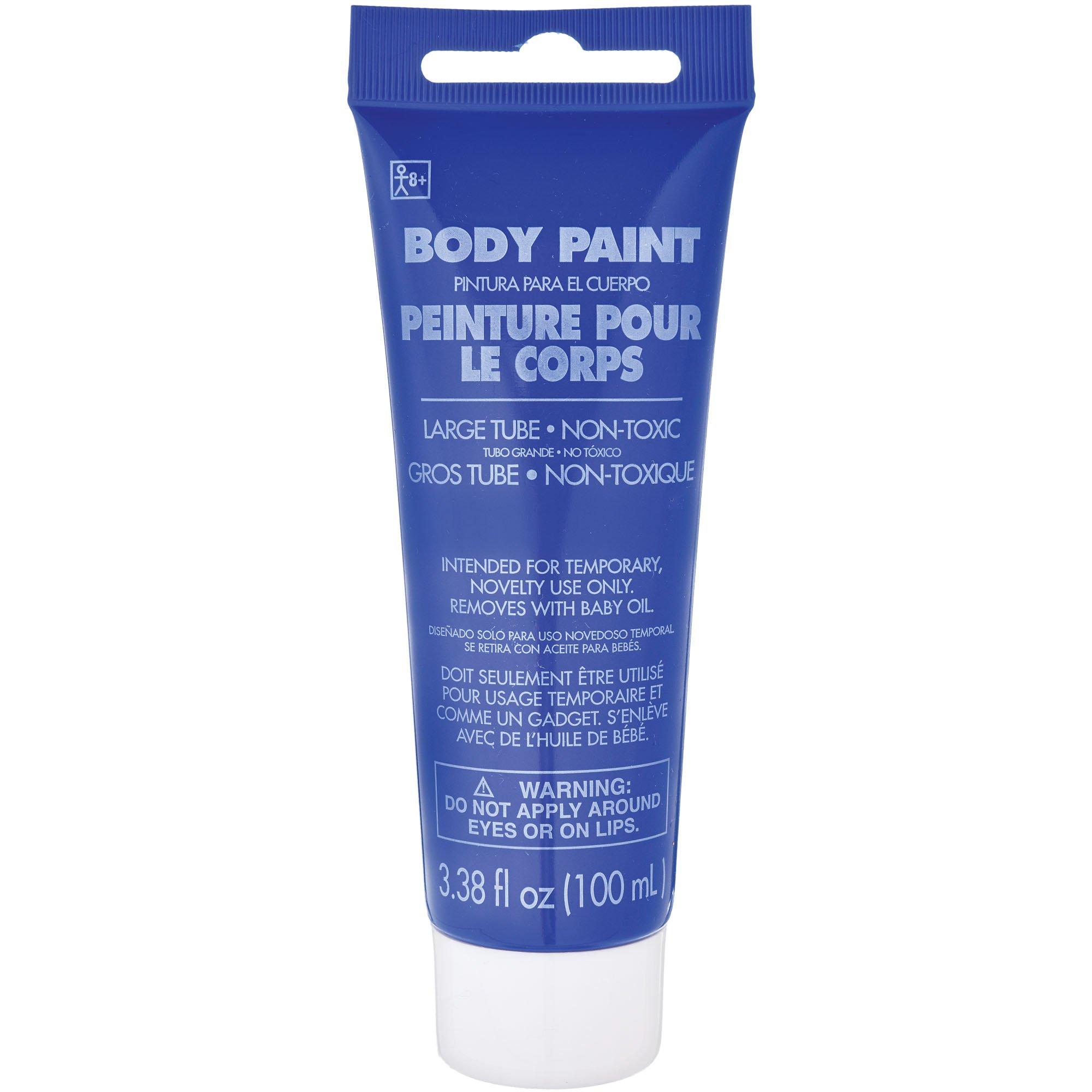Forum Novelties Washable Body Paint, Blue - 3.4 oz tube