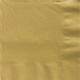 Gold Paper Dinner Napkins, 7.5in, 40ct