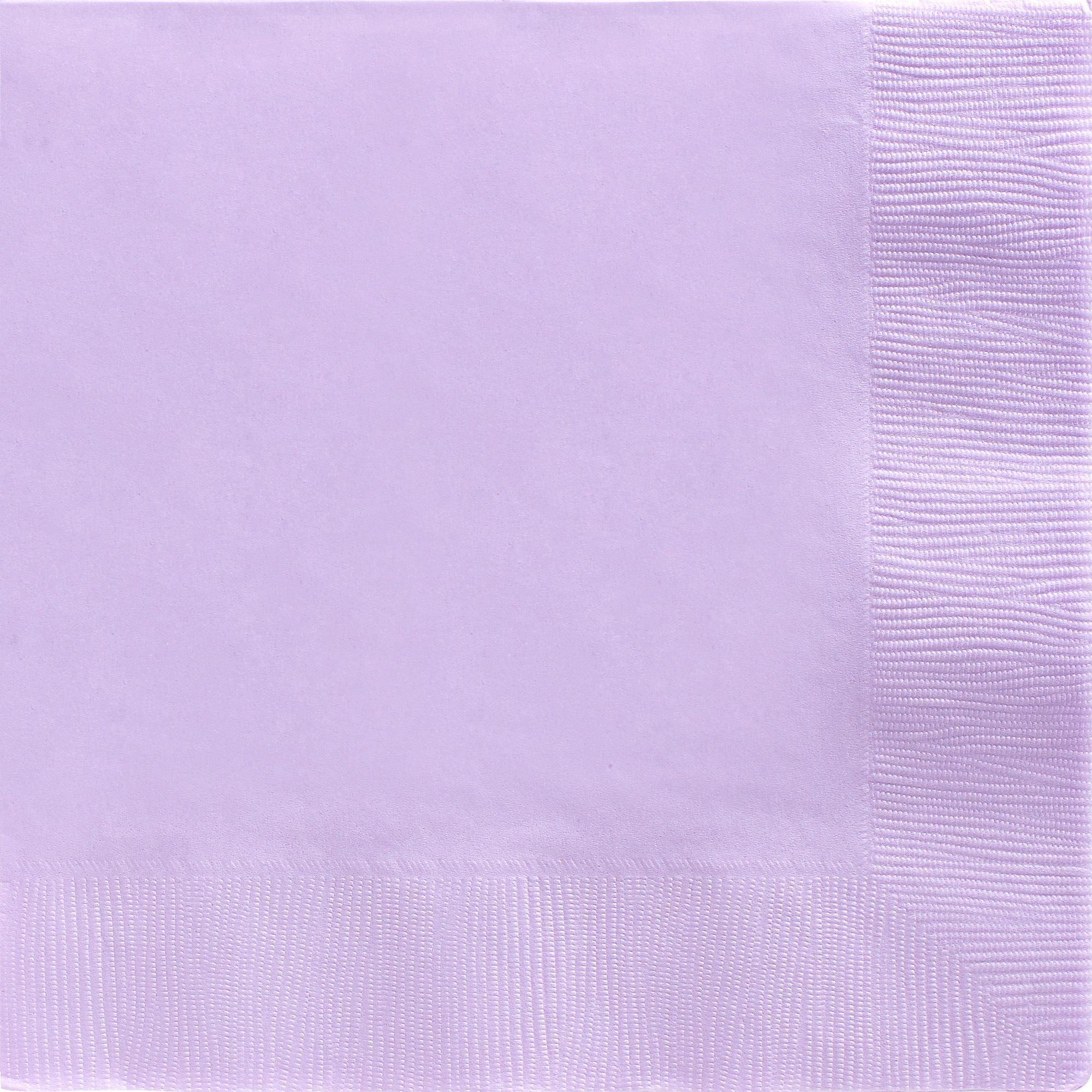 Lavender Paper Dinner Napkins, 7.5in, 40ct Party City
