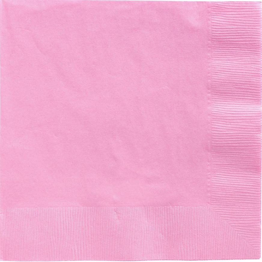 Pink Paper Dinner Napkins, 7.5in, 40ct