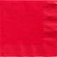 Red Paper Dinner Napkins, 7.5in, 40ct
