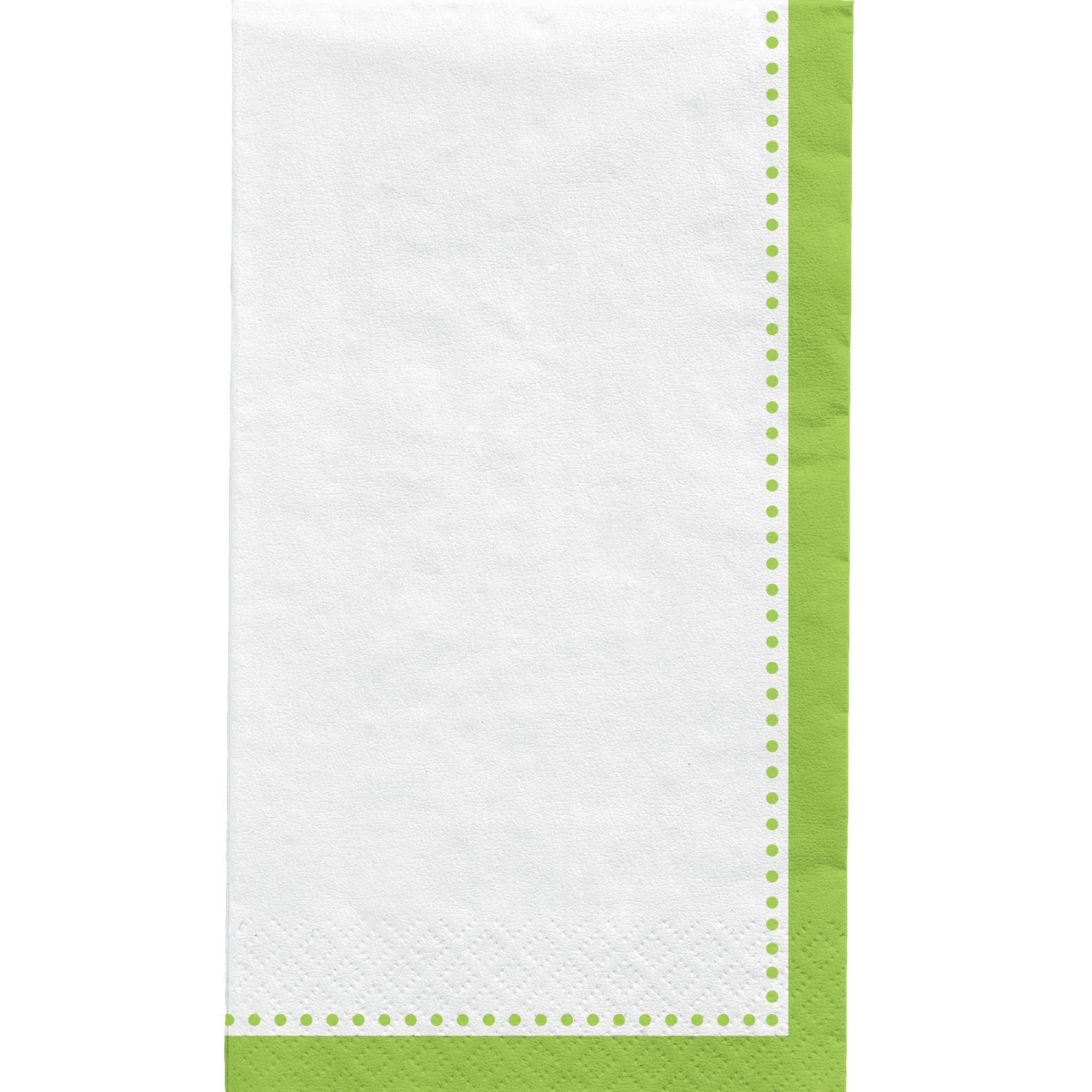 Kiwi Green Premium Paper Buffet Napkins, 4.5in x 7.75in, 20ct Party City